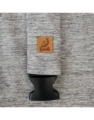 Cargador de bebés ergonómico koali - portabebes gris aventurero