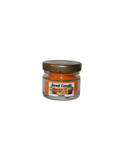 Velas pequeñas naranja naranja