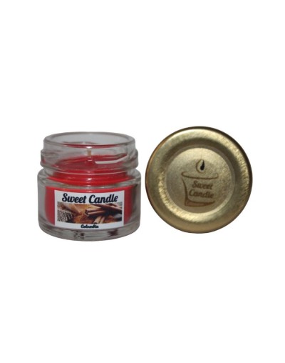 Velas pequeñas roja canela