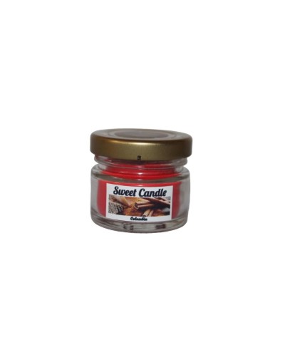 Velas pequeñas roja canela