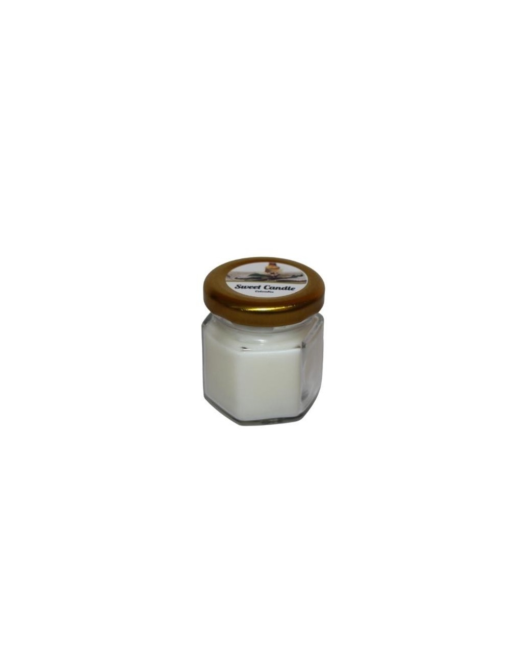 Velas aromaticas blanca hexagonales