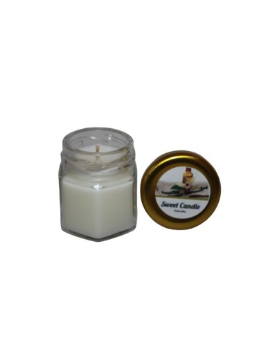 Velas aromaticas blanca hexagonales