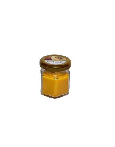 Velas aromaticas amarillas maracuyá