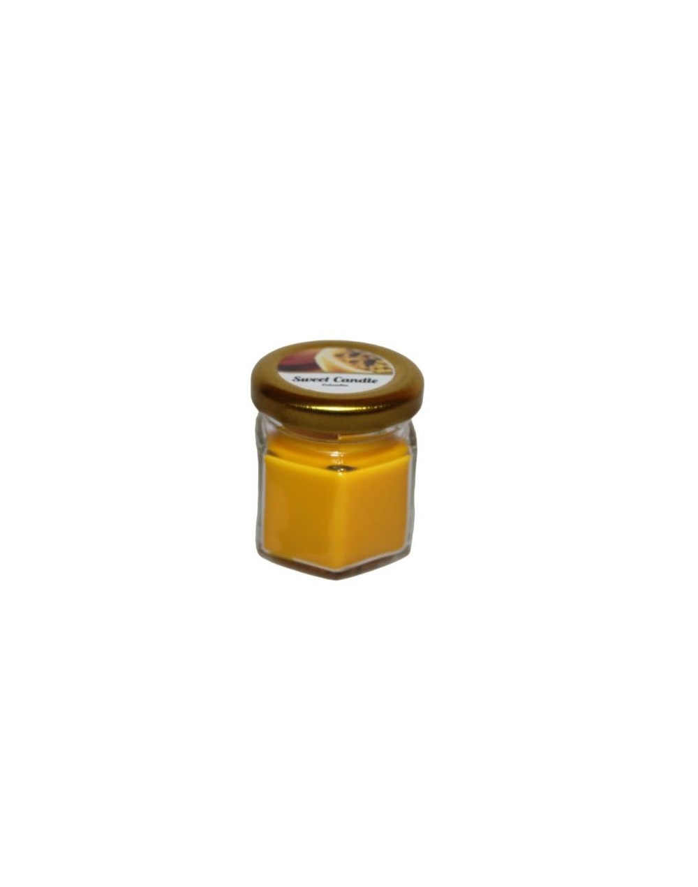 Velas aromaticas amarillas maracuyá