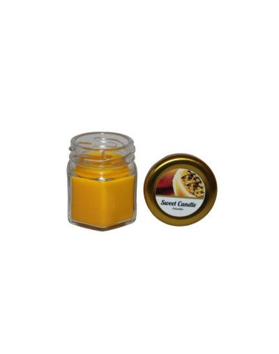 Velas aromaticas amarillas maracuyá