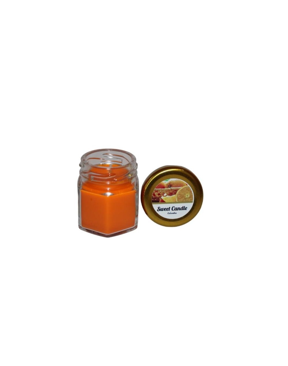 Velas aromaticas naranjas aroma naranja