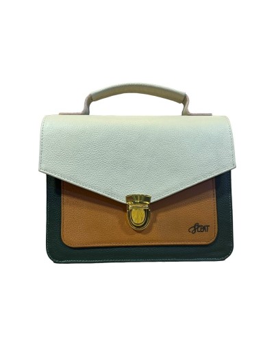 Bolso manos libres dama verde blanco