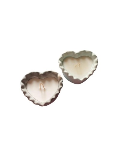 Eco vela corazon bolero