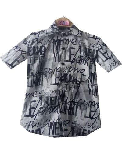 Camisa de niño manga corta