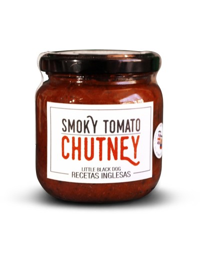 Smoky tomato chutney o conserva británica de tomates ahumados y especias