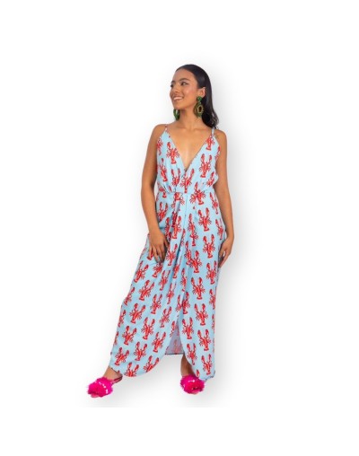 Vestido print cangrejos