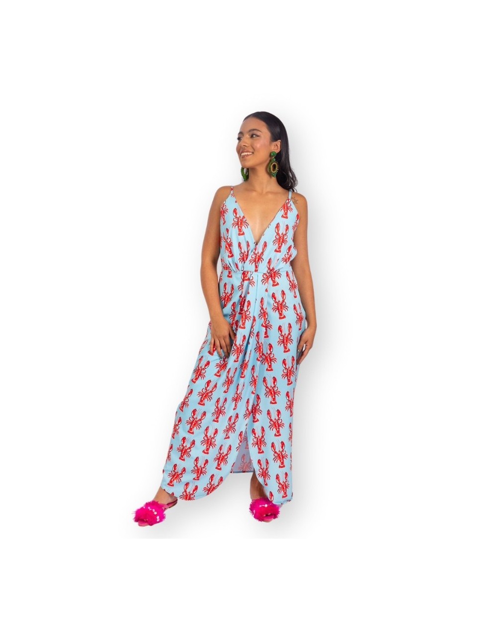 Vestido print cangrejos