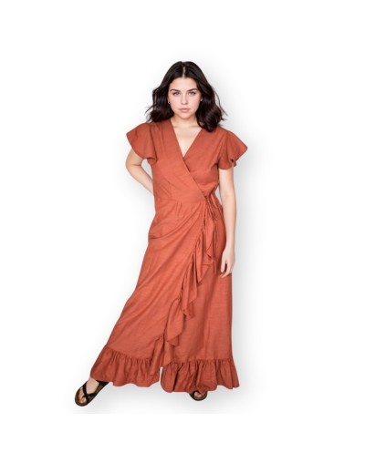 Vestido terracota 