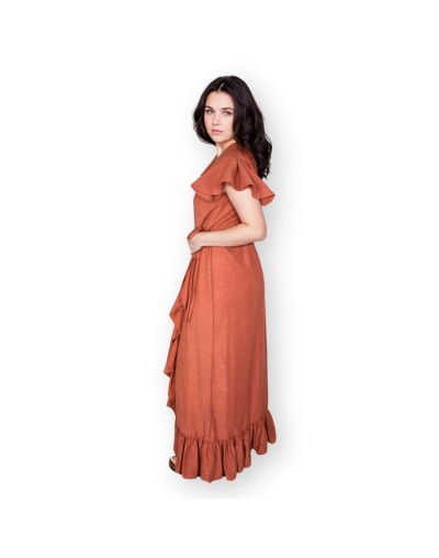 Vestido terracota 
