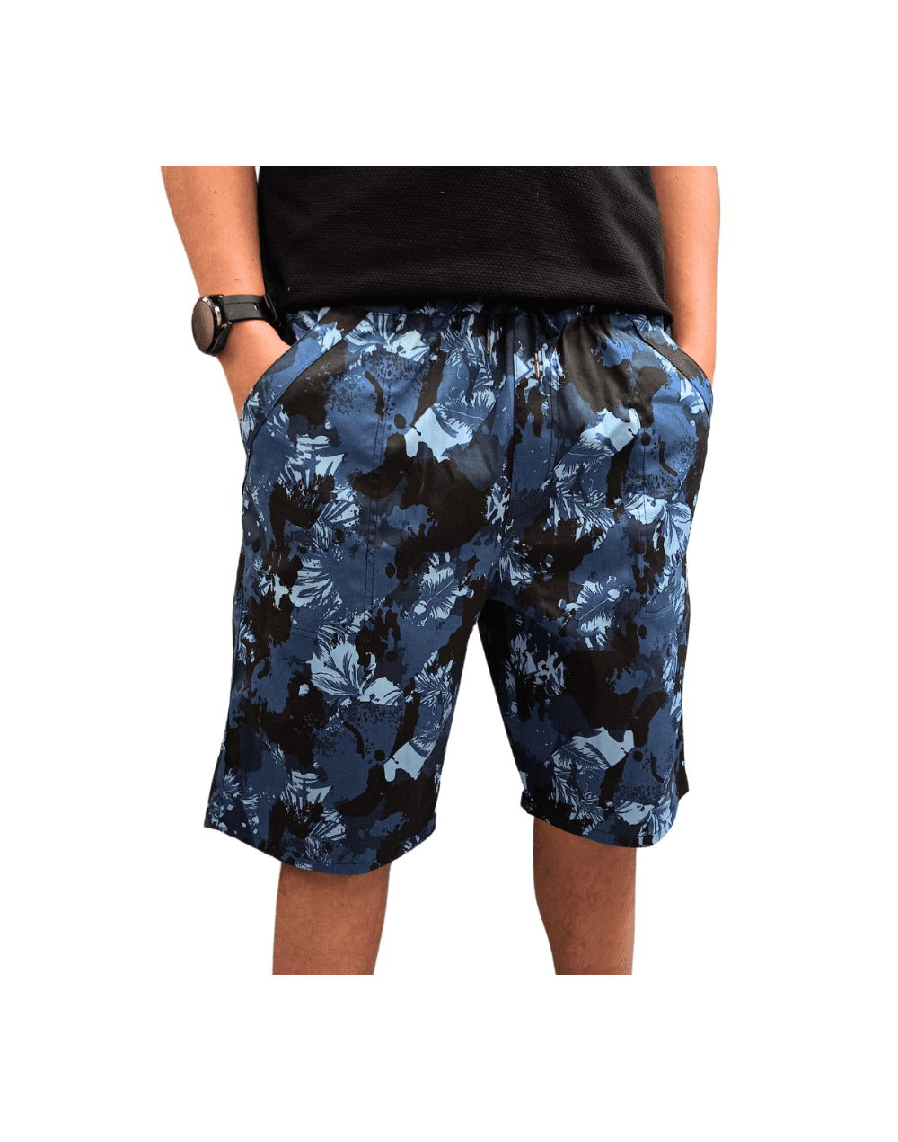 Bermuda estampada dril