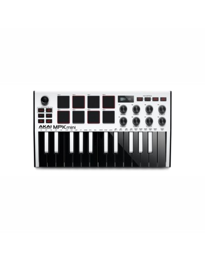 Controlador midi akai mpk mini mk3 blanco