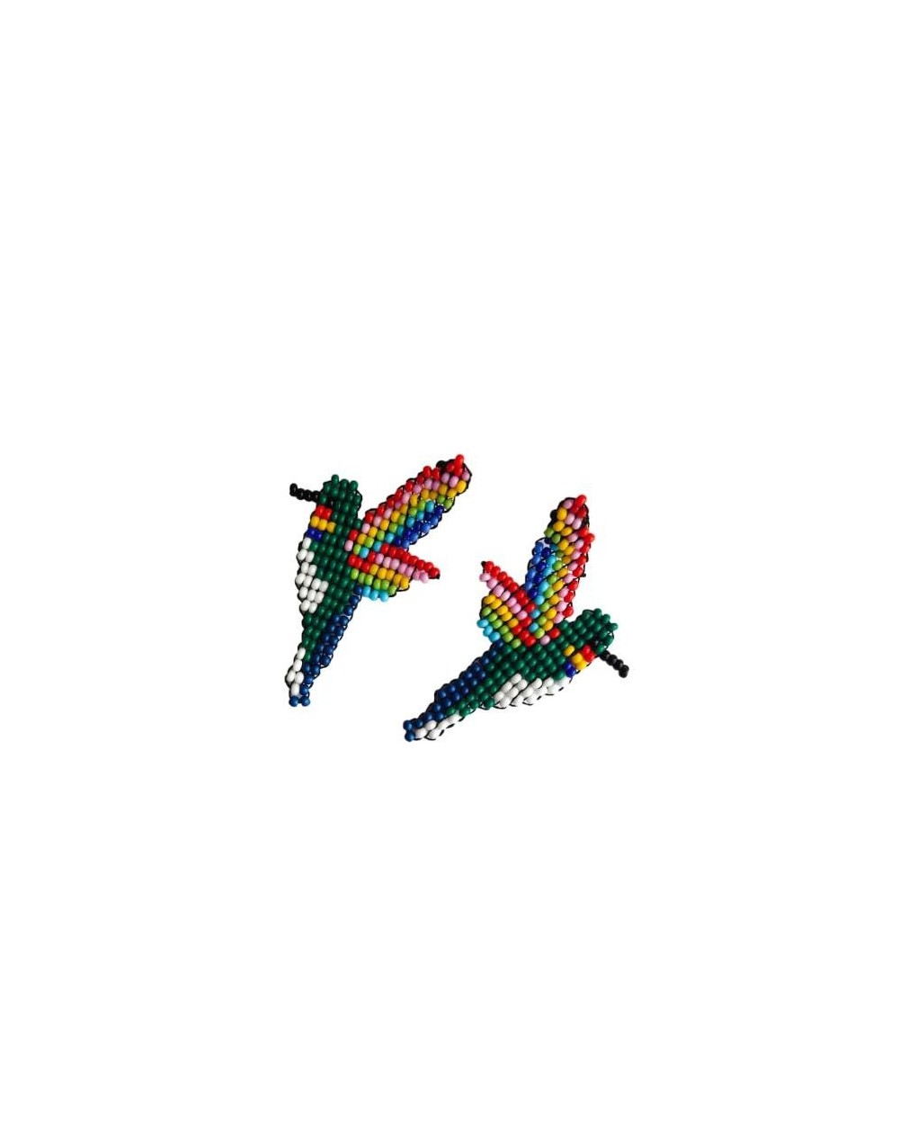 Aretes de colibrí
