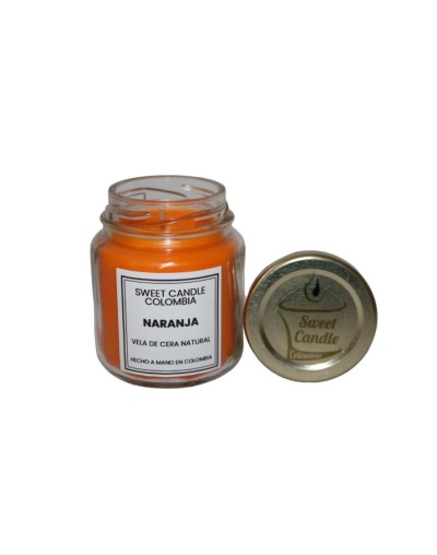 Velas aromaticas compota naranja aroma naranja
