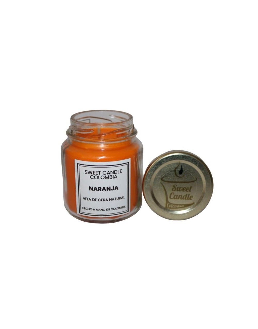 Velas aromaticas compota naranja aroma naranja