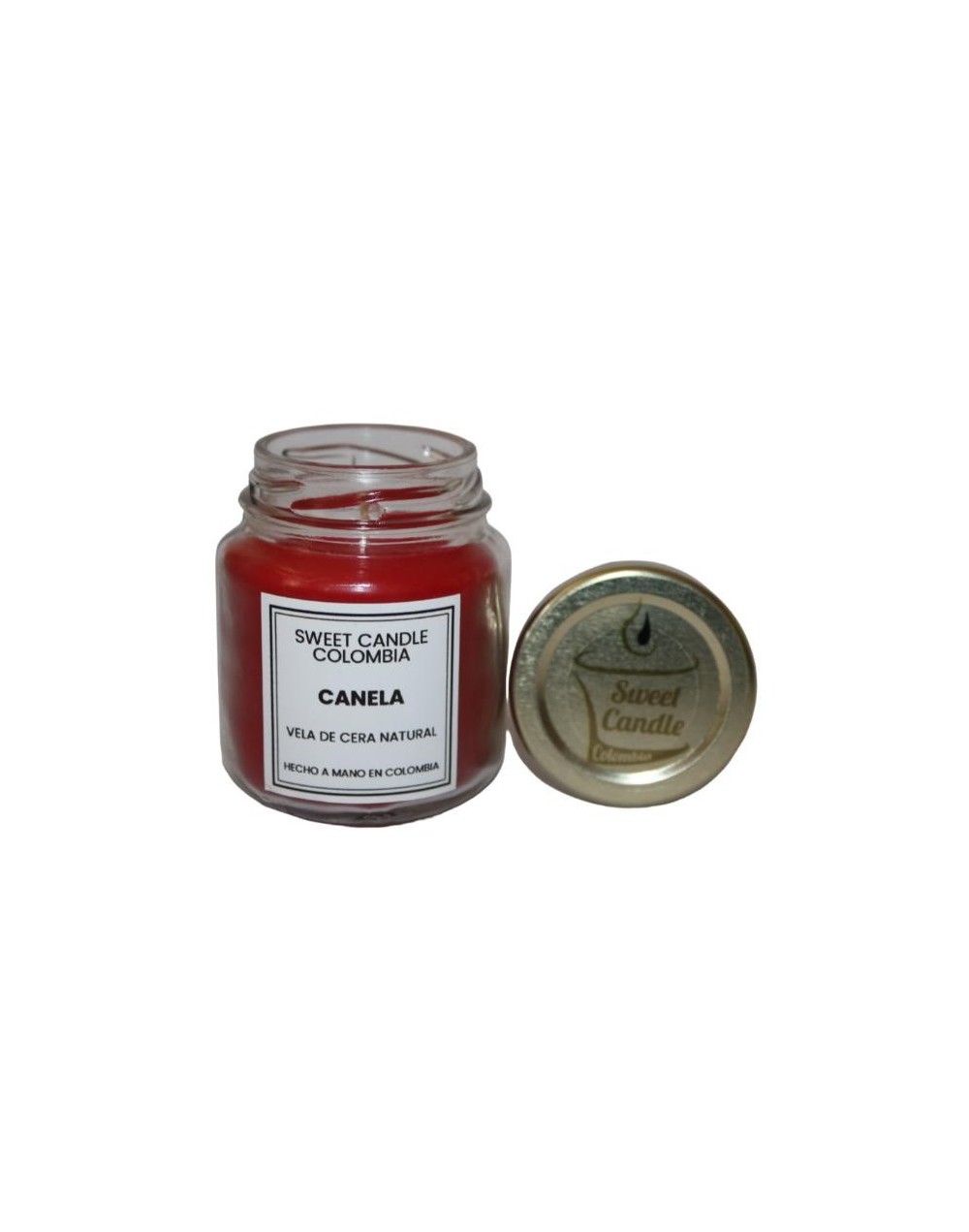 Velas aromaticas compota roja aroma canela