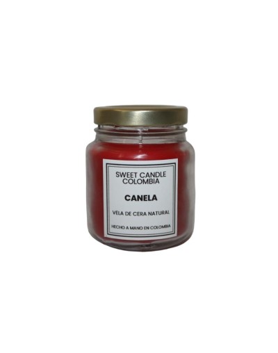 Velas aromaticas compota roja aroma canela