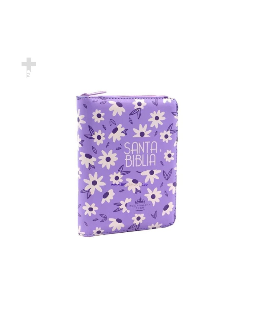 Biblia pequeña lila rvr canto lavanda