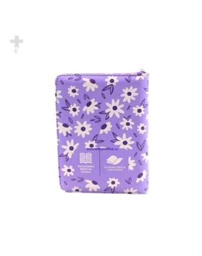 Biblia pequeña lila rvr canto lavanda