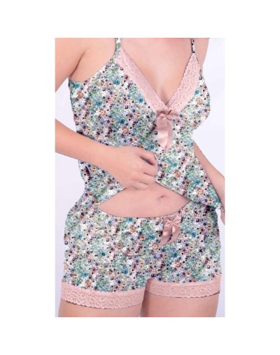 Pijama de encaje y short