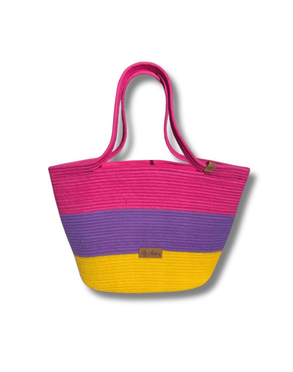 Bolso en cordón tricolor mimada