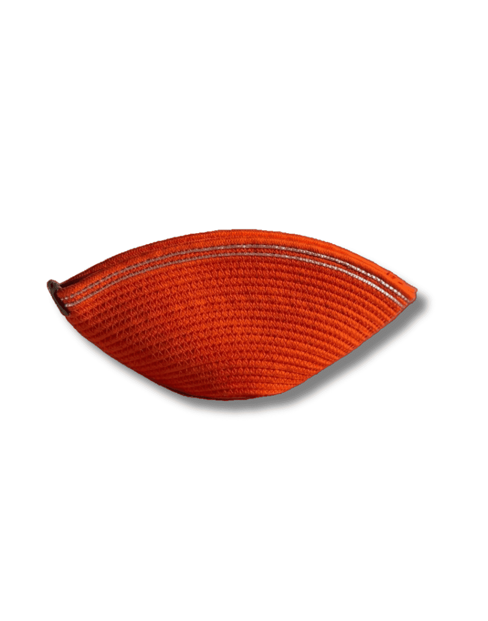 Bolso en cordón cosmetiquera naranja mimada