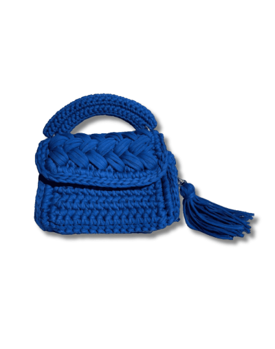 Bolso en trapillo azul mimada