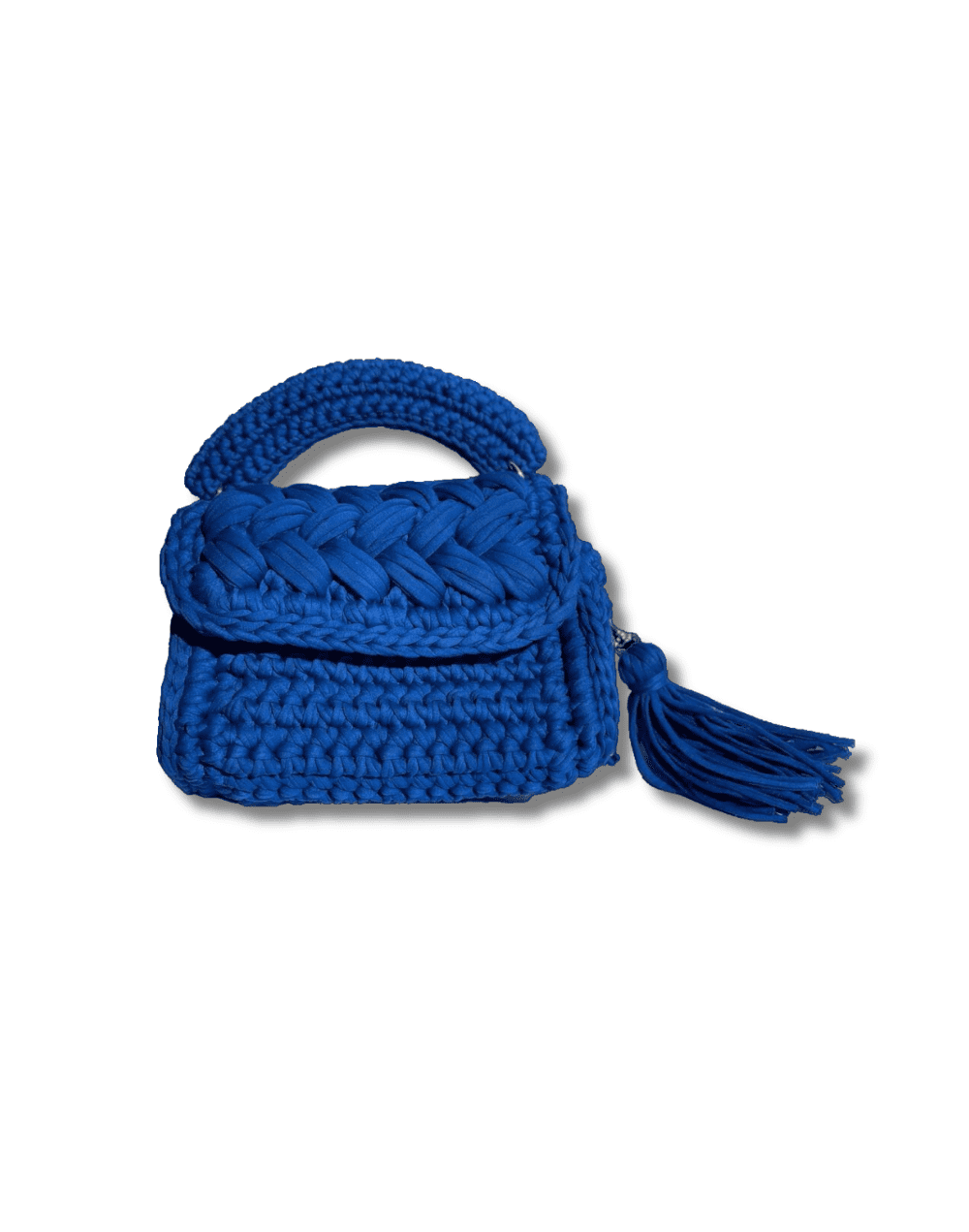 Bolso en trapillo azul mimada