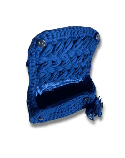 Bolso en trapillo azul mimada