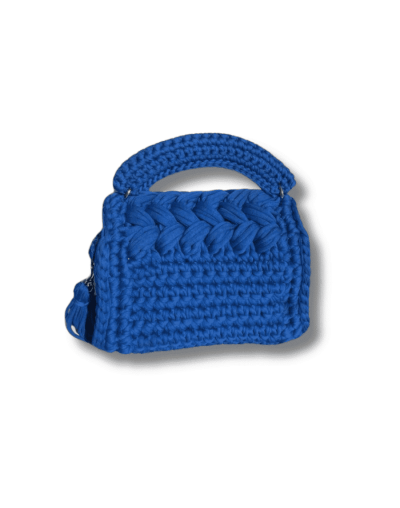 Bolso en trapillo azul mimada