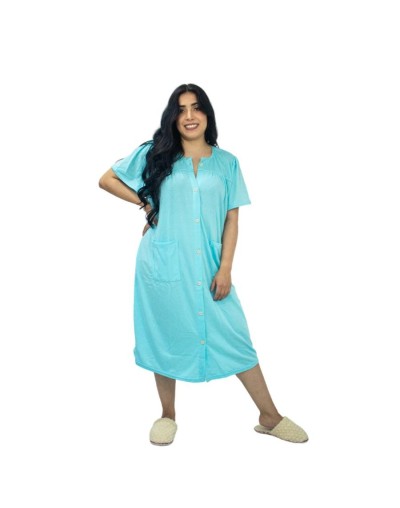Pijama bata en algodón Inés