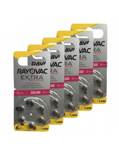 30 PILAS AUDITIVAS N 10 MARCA RAYOVAC