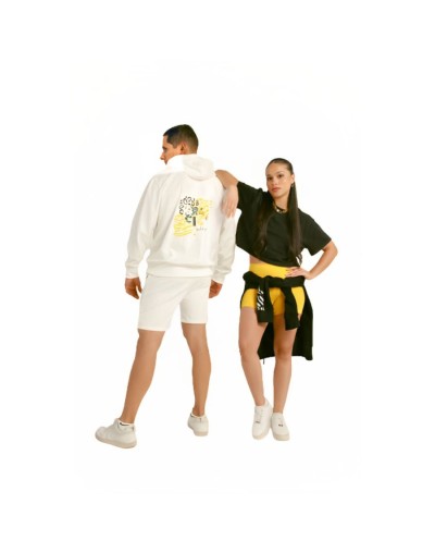 Hoodie energia blanco 