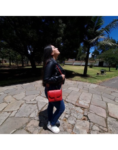 Bandolera alma rojo