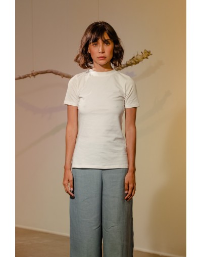 Camiseta manga corta blanca