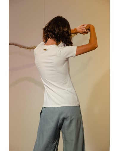 Camiseta manga corta blanca
