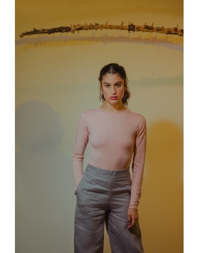 Camiseta vena rosa