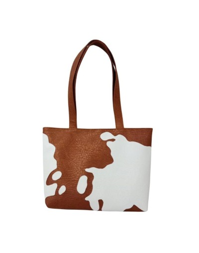 Bolso artesanal cow cafe