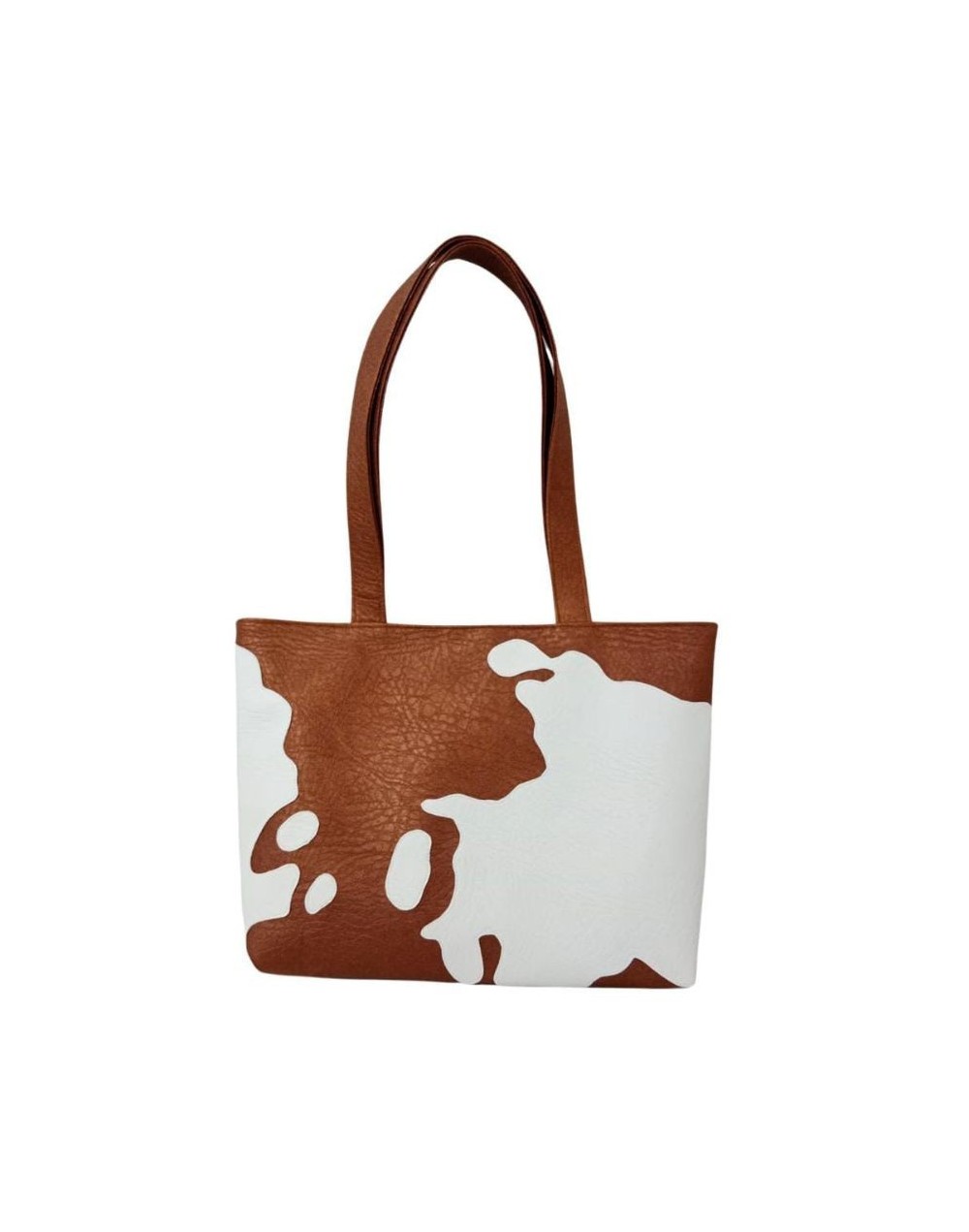Bolso artesanal cow cafe