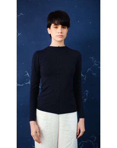 Camiseta vena azul