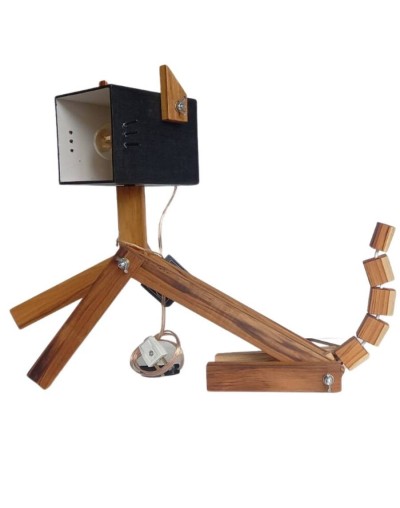 Lampara de mesa Michi Negro