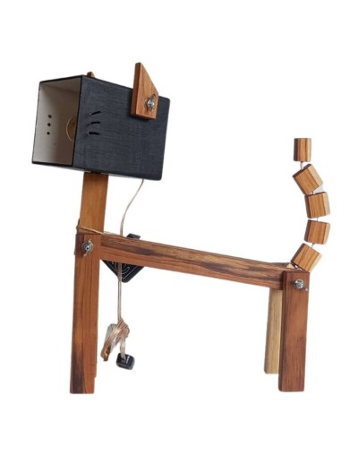 Lampara de mesa Michi Negro