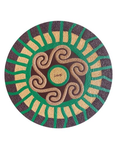 sol mandala, cuadro sol