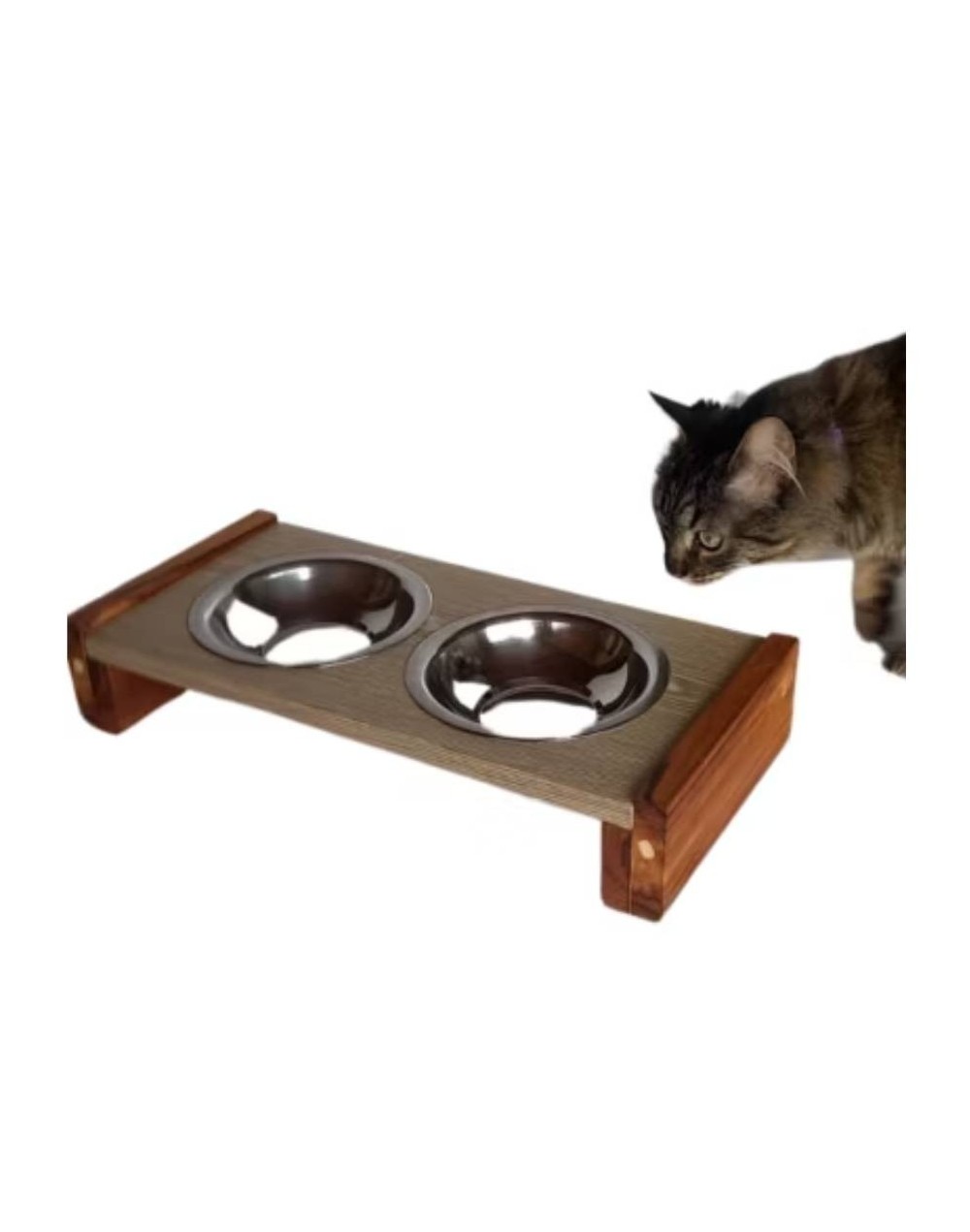 Comedero para mascota Athos gris claro