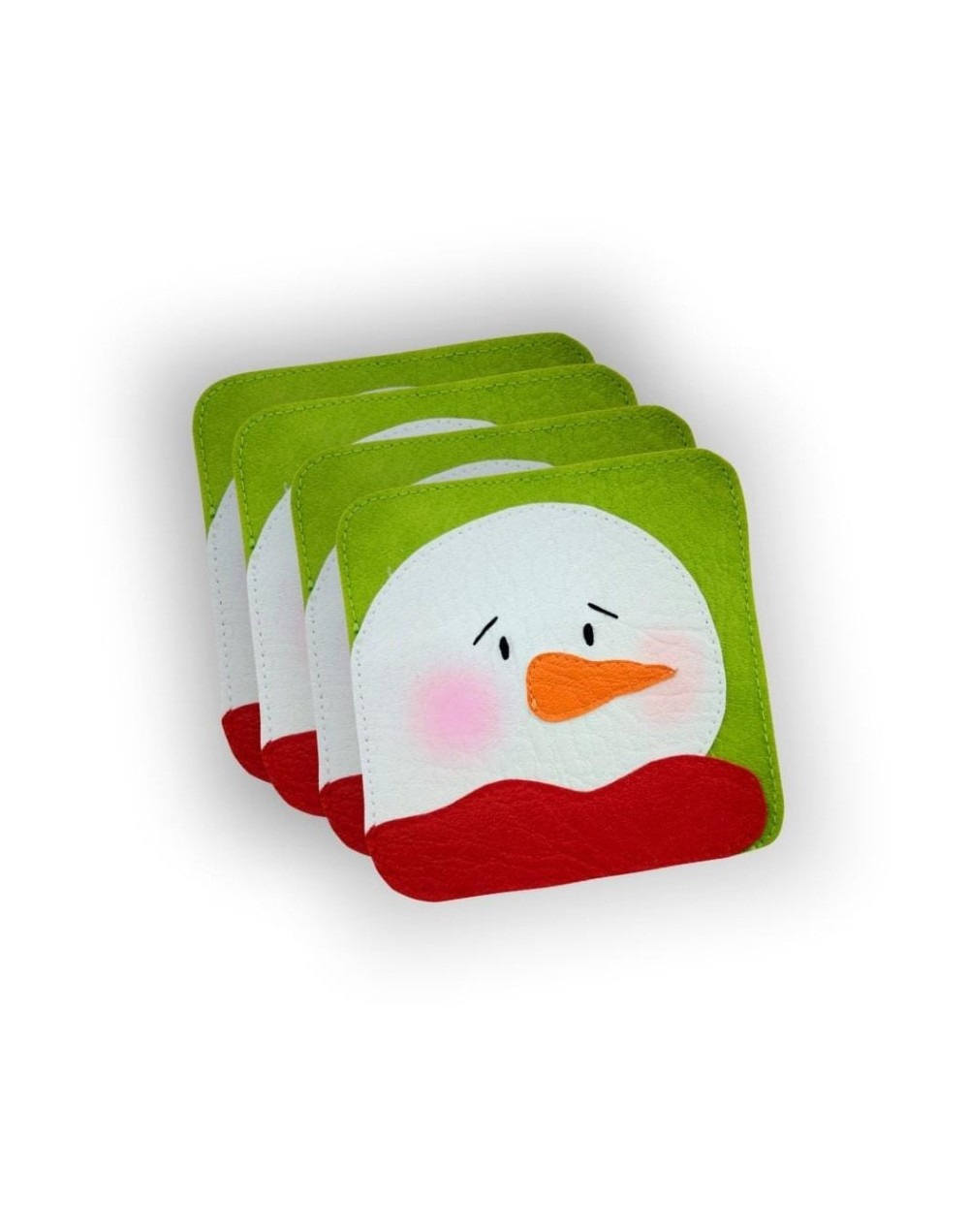 Portavasos snow juego x 4