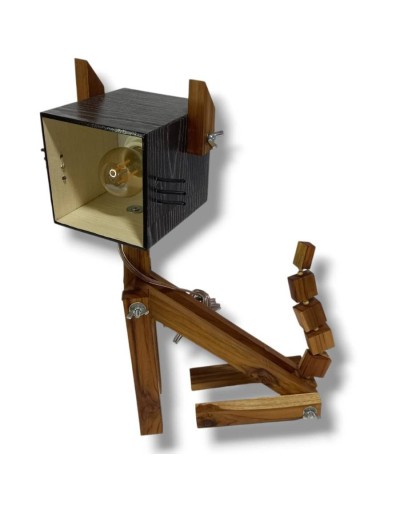 Lampara de mesa michi pardo